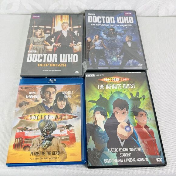 Doctor Who Infinite Quest, Deep Breath, Return of Dr Mysterio, Planet of Dead - Picture 1 of 6